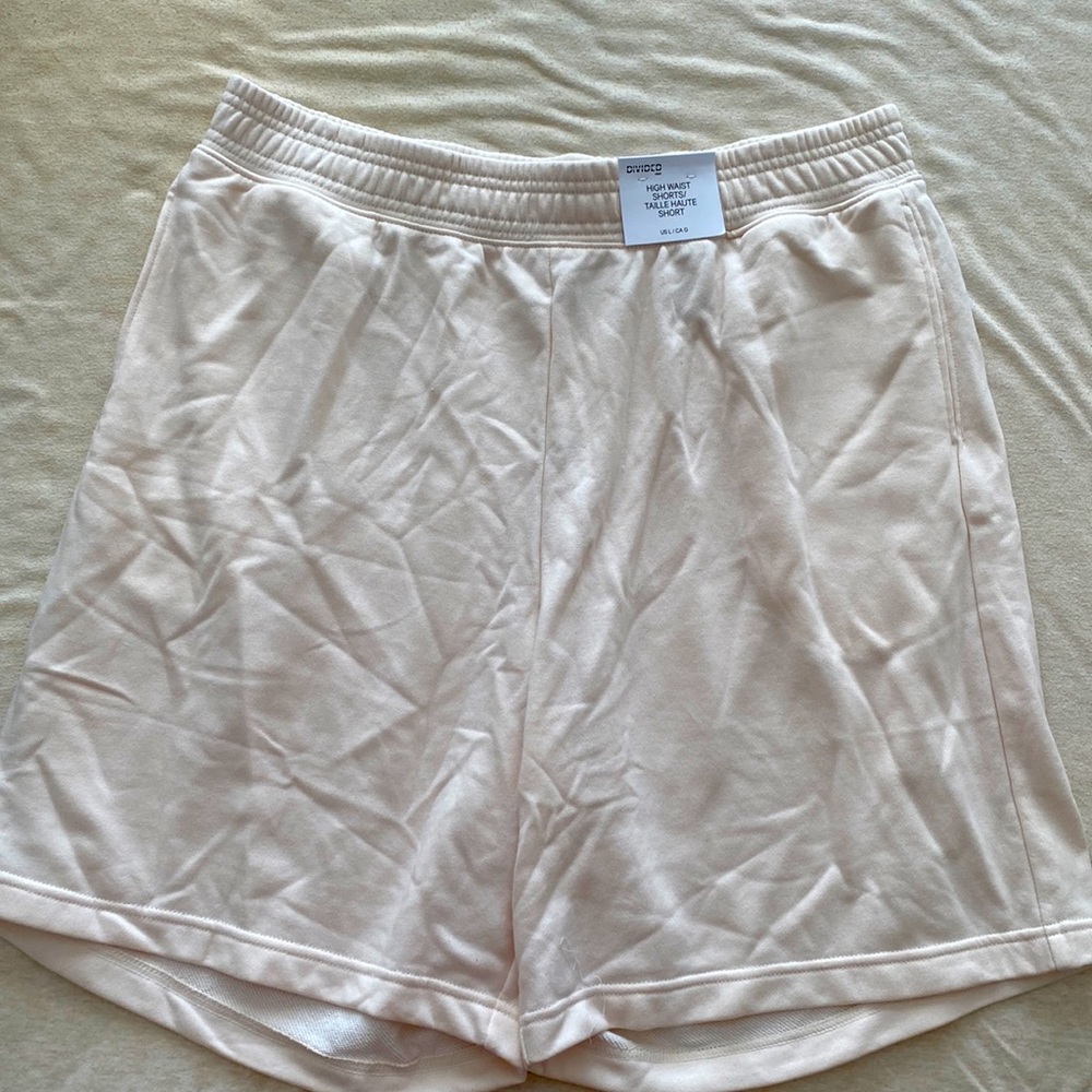 H&M cream sweat shorts